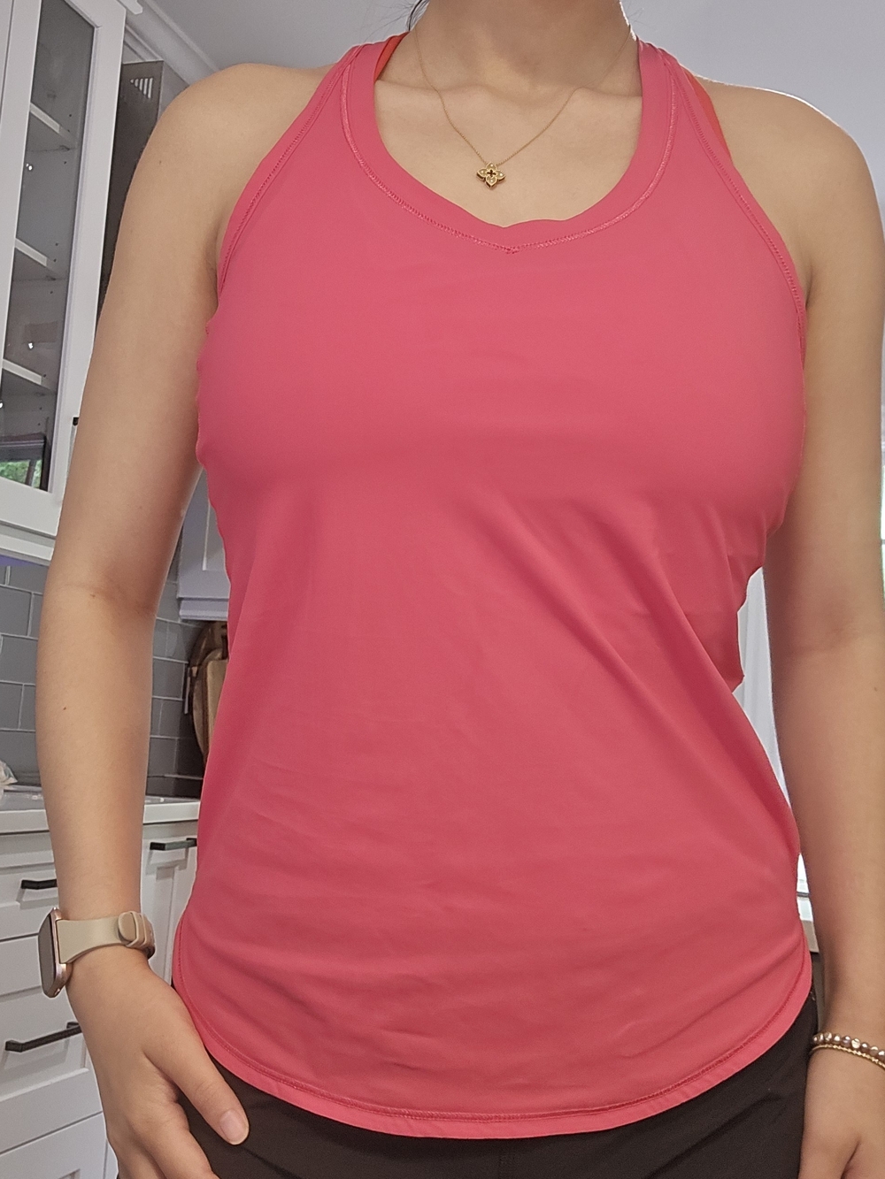 Lululemon Pink Racerback Tank Top